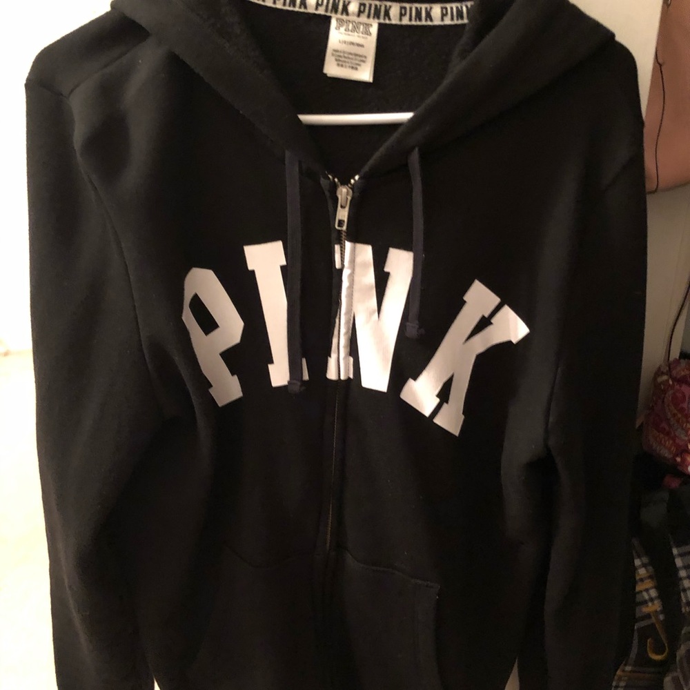 PINK zip up hoodie